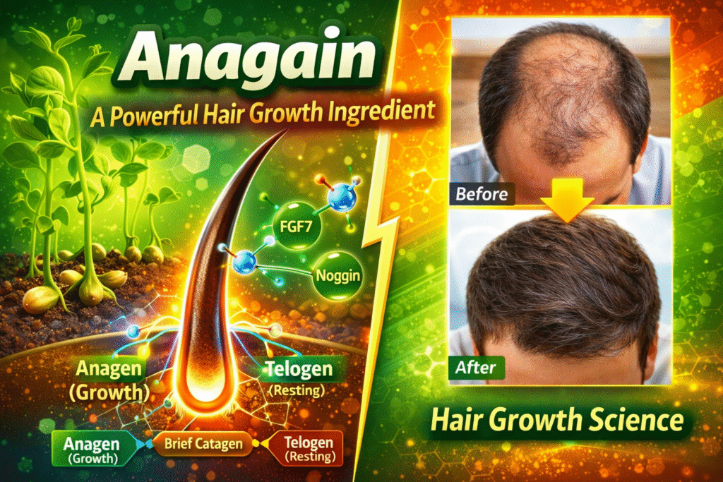 Anagain – A Powerful Hair Growth Ingredient