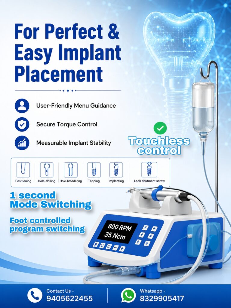 Best Physiodispenser (Implant motor) in India.